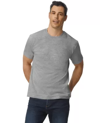 Gildan 65000 Unisex Softstyle Midweight T-Shirt in Rs sport grey