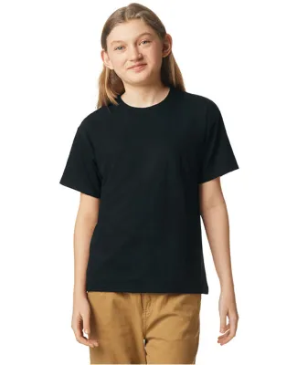 Gildan 67000B Youth Softstyle CVC T-Shirt in Pitch black