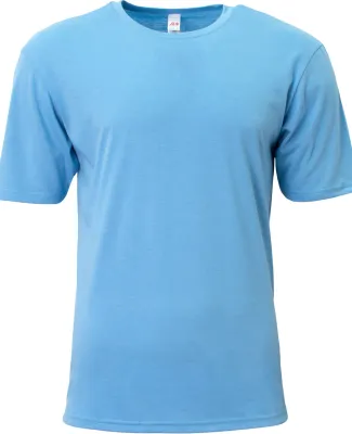 A4 Apparel N3013 Adult Softek T-Shirt in Light blue