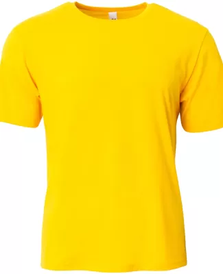 A4 Apparel N3013 Adult Softek T-Shirt in Gold