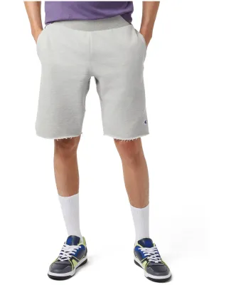 Champion Clothing 8180 Men's Cotton Gym Short with in Oxford gray