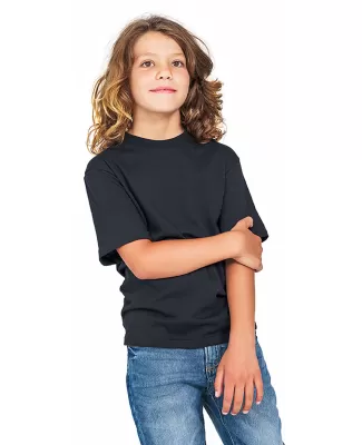 US Blanks US2000Y Youth Organic Cotton T-Shirt in Black