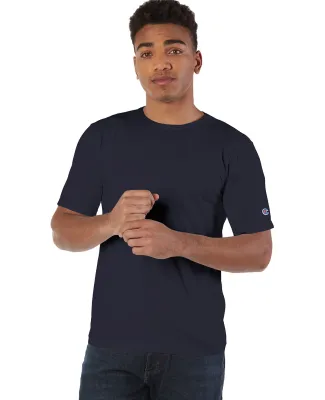 Champion Clothing CD100 Unisex Garment-Dyed T-Shir in Navy