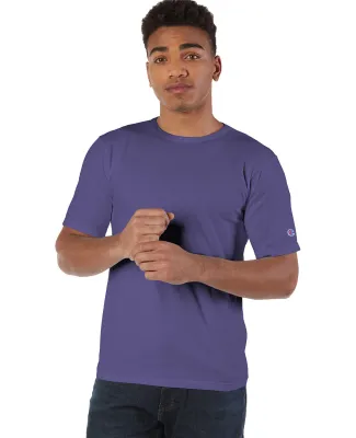 Champion Clothing CD100 Unisex Garment-Dyed T-Shir in Grape soda
