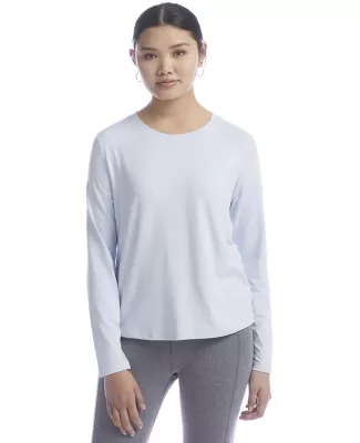 Champion Clothing CHP140 Ladies' Cutout Long Sleev in Collage blue