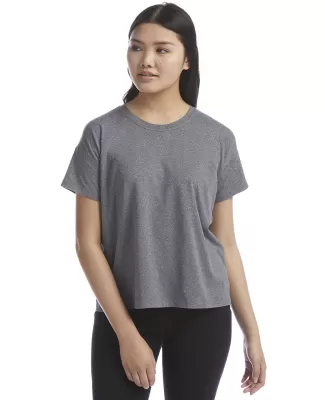 Champion Clothing CHP130 Ladies' Relaxed Essential in Ebony heather