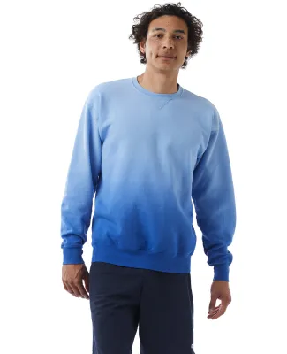 Champion Clothing CD400D Unisex Dip Dye Crew in Ath royal ombre