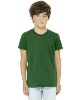 Bella + Canvas 3001Y Youth Jersey T-Shirt in Kelly