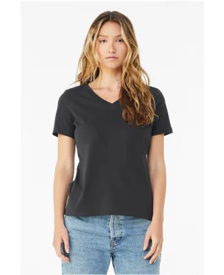 Bella + Canvas 6405 Ladies' Relaxed Jersey V-Neck  in Dark grey