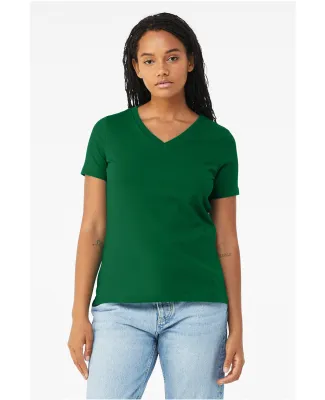 Bella + Canvas 6405 Ladies' Relaxed Jersey V-Neck  in Kelly