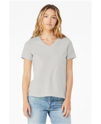 Bella + Canvas 6405 Ladies' Relaxed Jersey V-Neck  in Silver