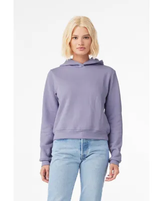 Bella + Canvas 7519 Ladies' Classic Pullover Hoode in Dark lavender