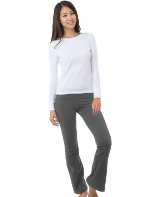 Bayside Apparel 9050 Yoga Pants in Charcoal