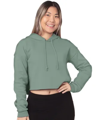 Bayside Apparel 7750 Ladies' Cropped Pullover Hooded Sweatshirt Catalog