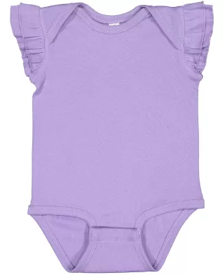 Rabbit Skins 4439 Infant Flutter Sleeve Bodysuit in Lavender