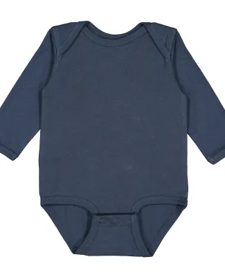 Rabbit Skins 4421 Infant Long Sleeve Jersey Bodysu in Denim