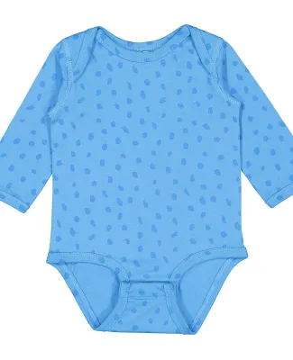 Rabbit Skins 4421 Infant Long Sleeve Jersey Bodysu in Tradewind spot