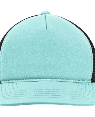 Big Accessories BA708 Bend Foam Trucker in Aquamarine/ blk