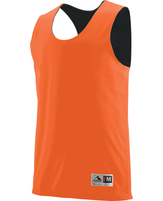 Augusta Sportswear 148 Adult Wicking Polyester Rev in Orange/ black