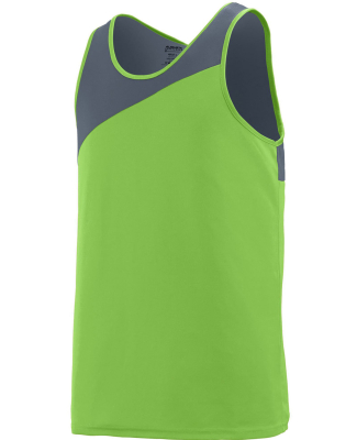 Augusta Sportswear 352 Unisex Accelerate Track & F in Lime/ graphite