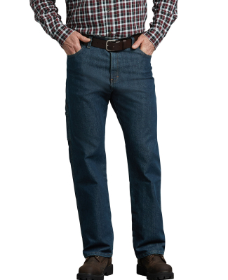 Dickies DP805 Men's FLEX Relaxed Fit Straight Leg 5-Pocket Carpenter Tough Max™ Denim Jean Pant Catalog