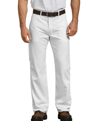 Dickies WP823 Men's FLEX Relaxed Fit Straight Leg  in White _32