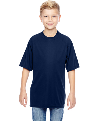 Augusta Sportswear 791 Youth Wicking T-Shirt in Navy