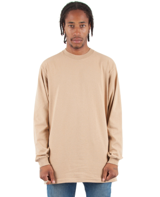 Shaka Wear SHALS Adult Active Long-Sleeve T-Shirt in Khaki