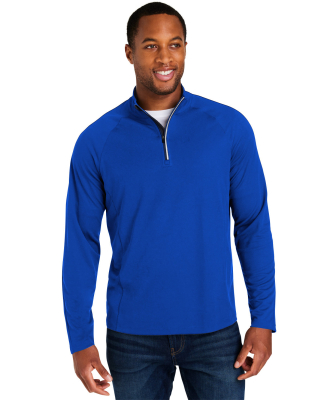 Core 365 CE418 Men's Origin Performance Pique Quar in Tru royal/ crbn