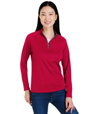 Core 365 CE418W Ladies' Origin Performance Pique Q in Classc red/ crbn