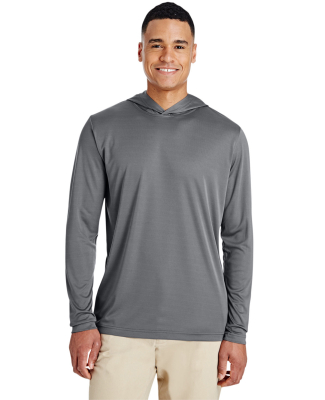 Team 365 TT41 Men's Zone Performance Hooded T-Shir in Sport graphite