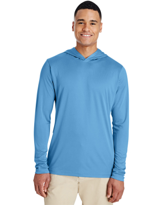 Team 365 TT41 Men's Zone Performance Hooded T-Shir in Sport light blue