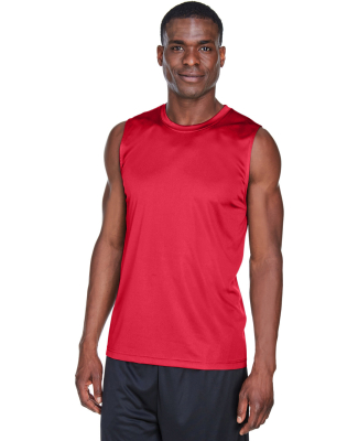 Team 365 TT11M Men's Zone Performance Muscle T-Shi in Sport red