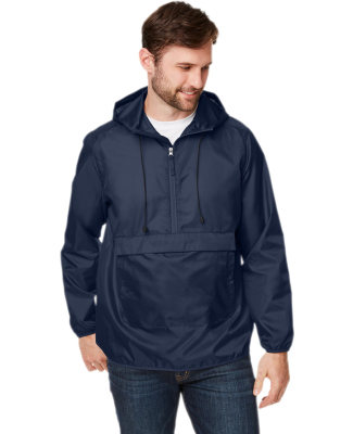 Team 365 TT77 Adult Zone Protect Packable Anorak J in Sport dark navy