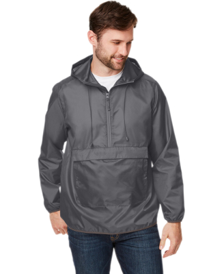 Team 365 TT77 Adult Zone Protect Packable Anorak J in Sport graphite