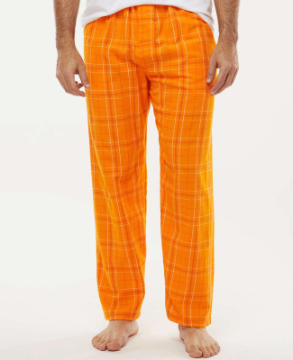 Boxercraft BM6624 Men's Harley Flannel Pant with P in Orange fld day