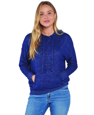 Boxercraft BW1501 Ladies' Cuddle Soft Hooded Sweat in Navy heather