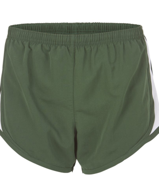 Boxercraft BW6102 Ladies' Basic Sport Short in Hntr green/ wht