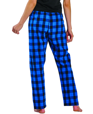 Boxercraft BW6620 Ladies' 'Haley' Flannel Pant wit in Roy/ blk bff pld