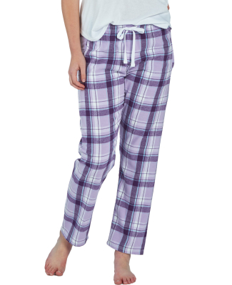 Boxercraft BW6620 Ladies' 'Haley' Flannel Pant wit in Sophia lvndr pld