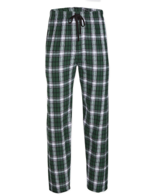 Boxercraft BW6620 Ladies' 'Haley' Flannel Pant wit in Green/ white pld