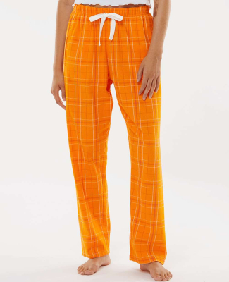 Boxercraft BW6620 Ladies' 'Haley' Flannel Pant wit in Orange fld day