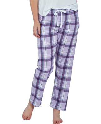 Boxercraft BW6620 Ladies' 'Haley' Flannel Pant wit in Pink sophia