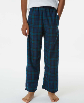 Boxercraft BY6624 Youth Polyester Flannel Pant in Sctsh tartan pld