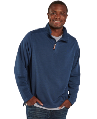 Boxercraft BM5201 Men's Sullivan Sweater Fleece Qu in Indigo heather