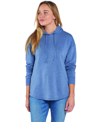 Boxercraft BW5301 Ladies' Dream Fleece Pullover Ho in Indigo heather