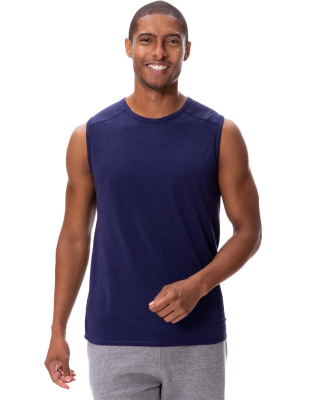 Threadfast Apparel 382T Unisex Impact Tank in Navy