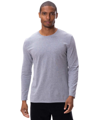 Threadfast Apparel 180LS Unisex Ultimate Long-Slee in Heather grey