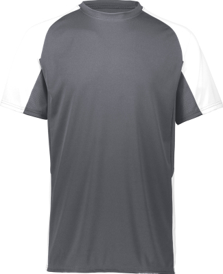 Augusta Sportswear 1517 Adult Cutter Jersey in Graphite/ white