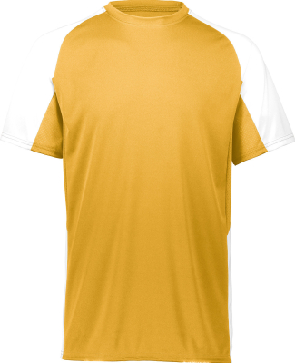 Augusta Sportswear 1518 Youth Cutter Jersey in Ath gold/ wht